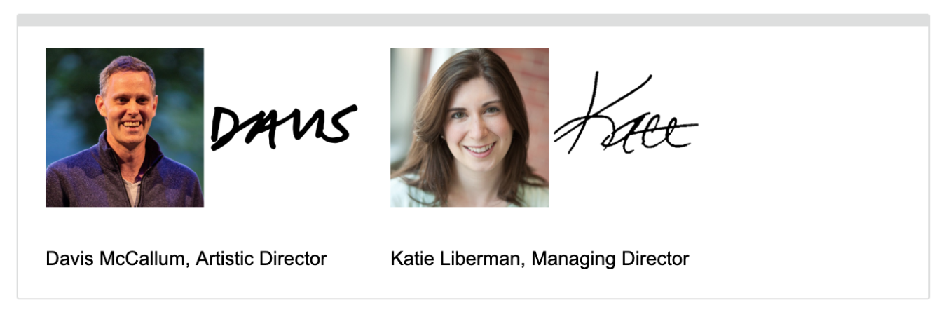 A Note From Davis Katie