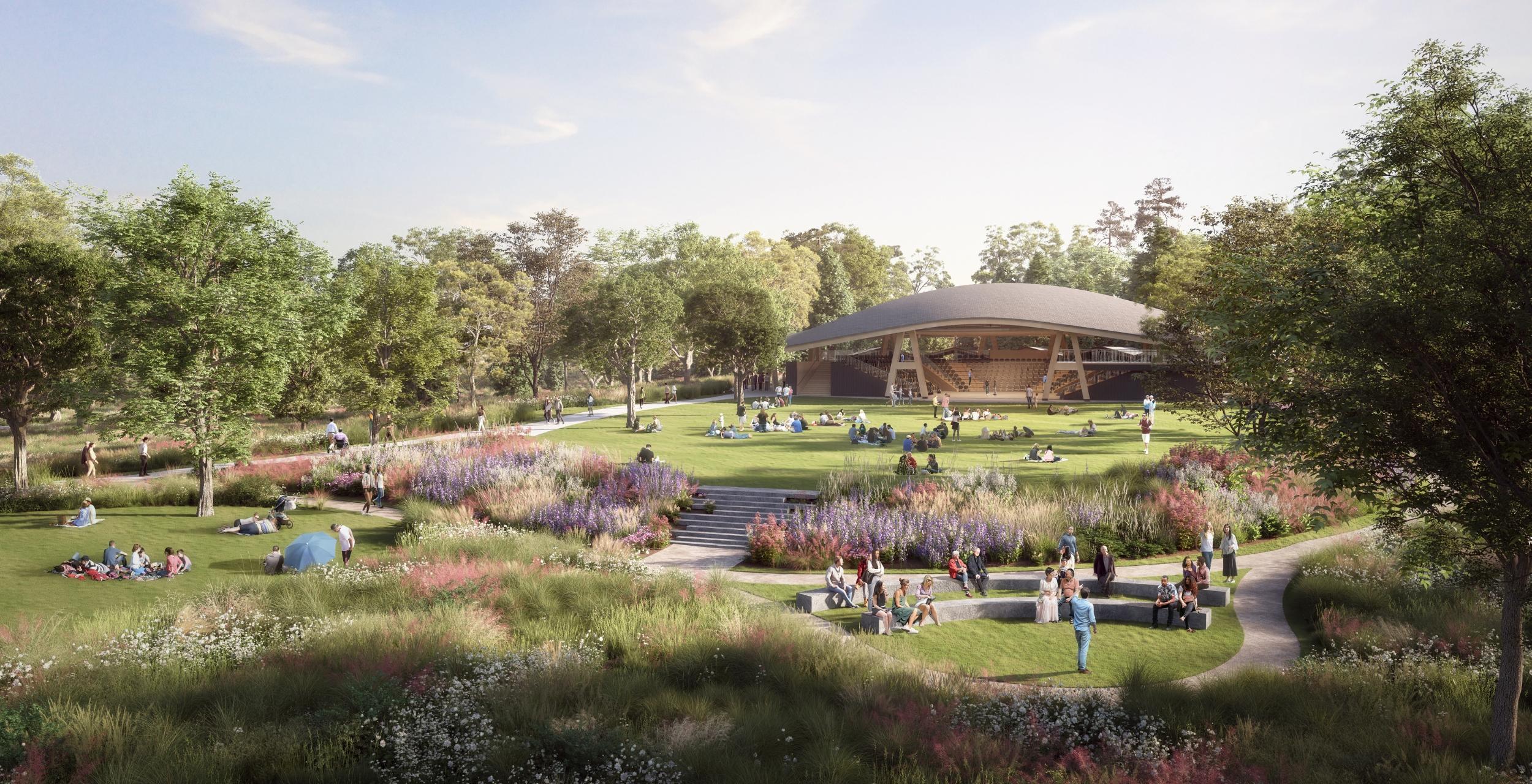 Banner Picnic Lawn Path Accessibility