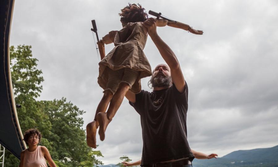 New York Times Rip Van Winkle Newly Awake Meets His Neighbors Onstage