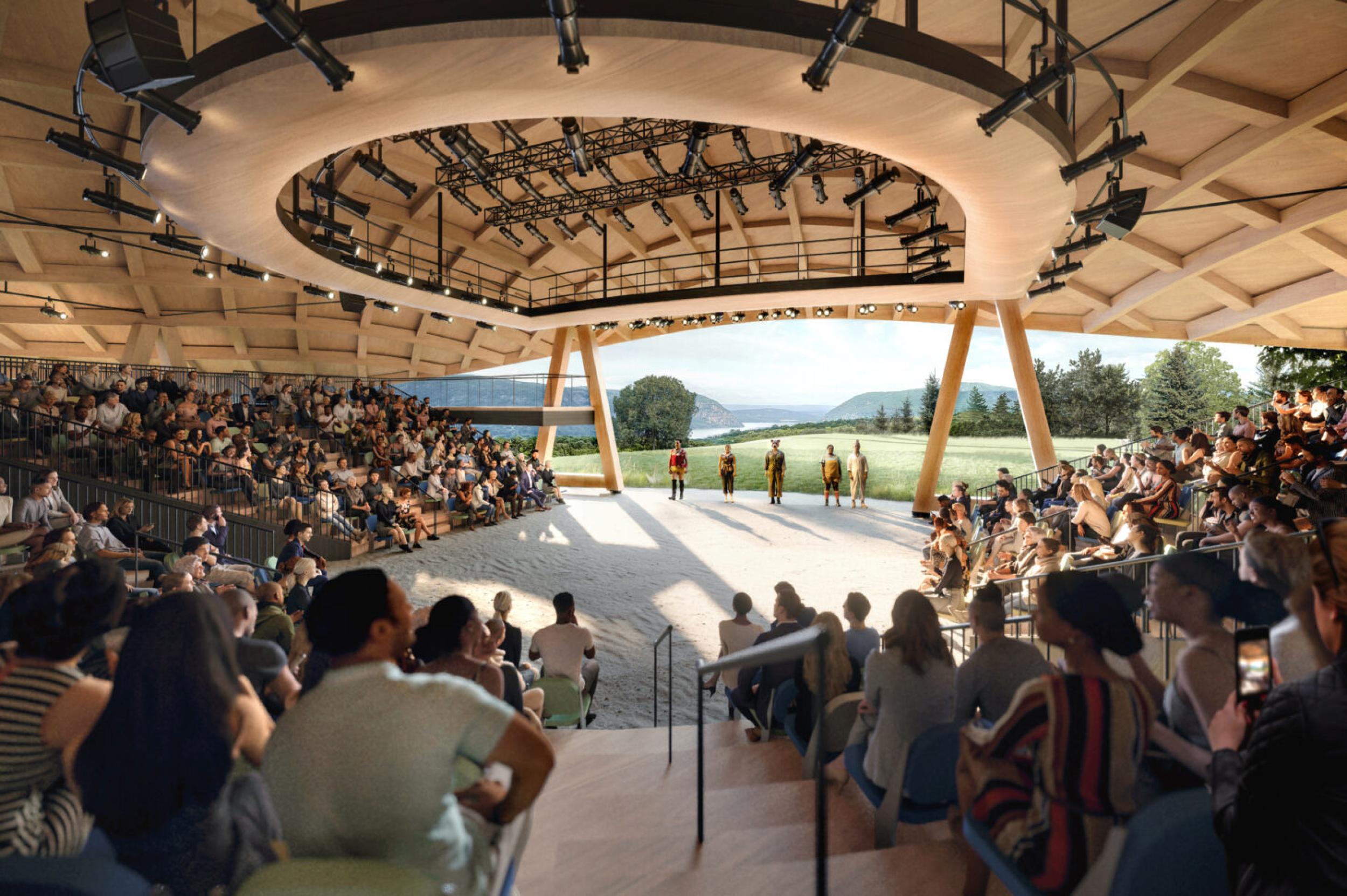 Wallpaper Hudson Valley Shakespeare Festival Design By Studio Gang Revealed 2