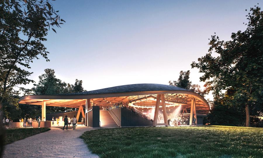 Wallpaper Hudson Valley Shakespeare Festival Design By Studio Gang Revealed