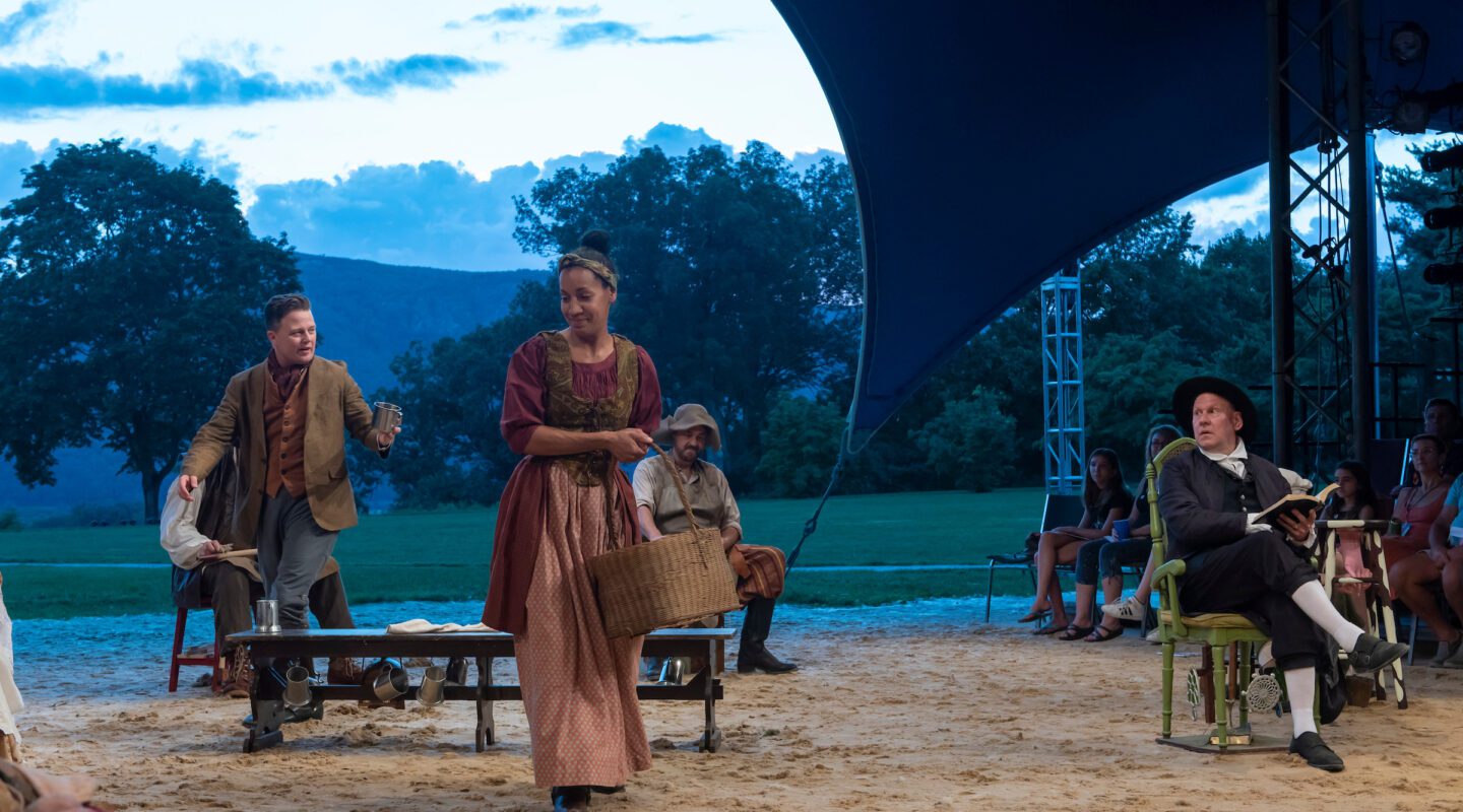 Rip Van Winkle performance, Written and Directed by Seth Bockley, Freely Adapted from the Story by Washington Irving, at the Hudson Valley Shakespheare Festival at Boscobel, Cold Spring, NY on August 30, 2018. (photo by Gabe Palacio)